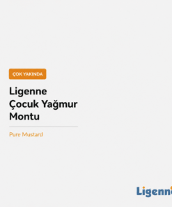 Ligenne Su Geçirmez Çocuk Yağmur Seti – Tulum + Mont | Polar Astarlı, Bantlı Dikişli | Pure Mustard